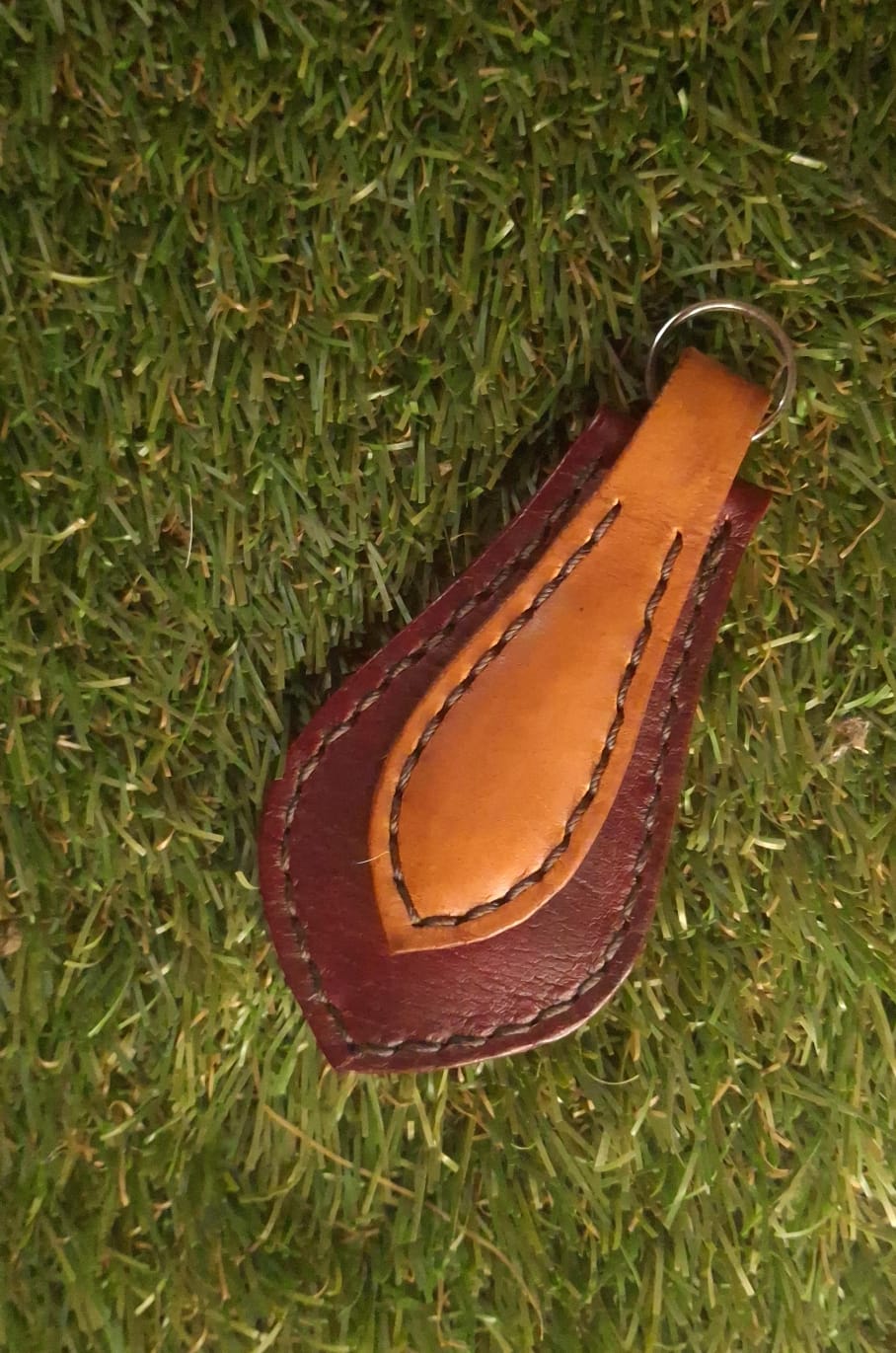 Outrider Two-Tone Keyring