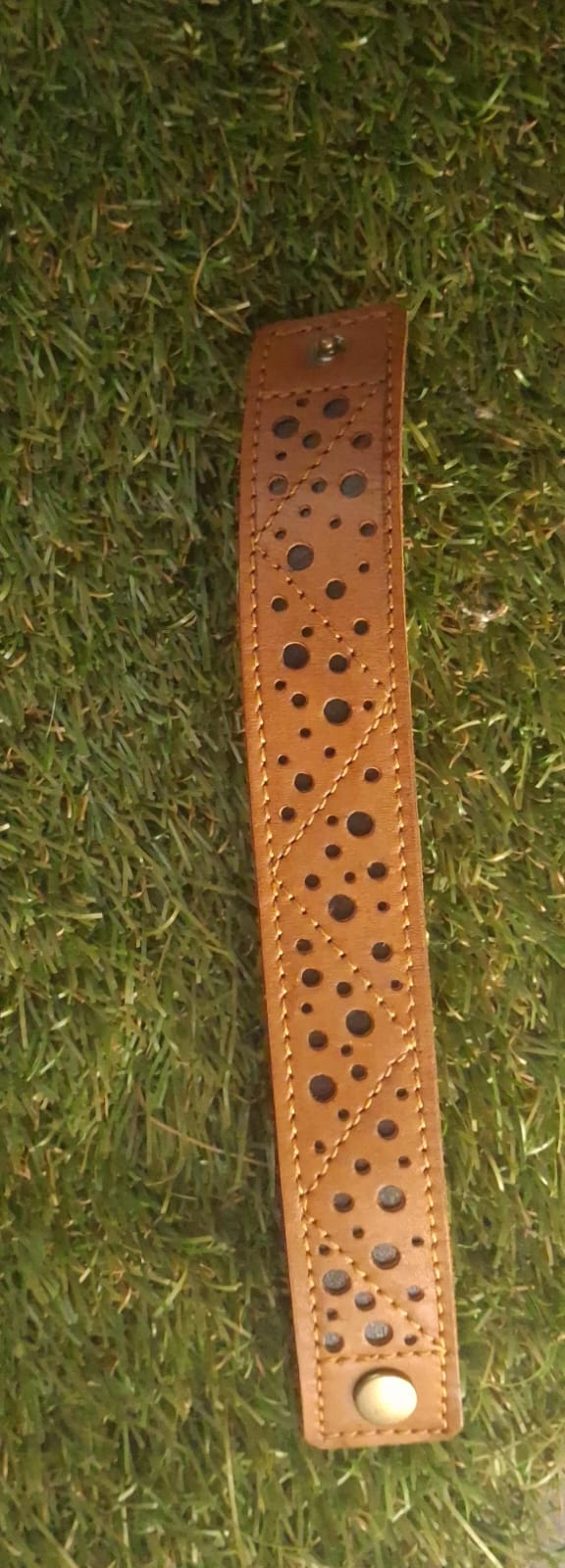 Leather Statement Wristband