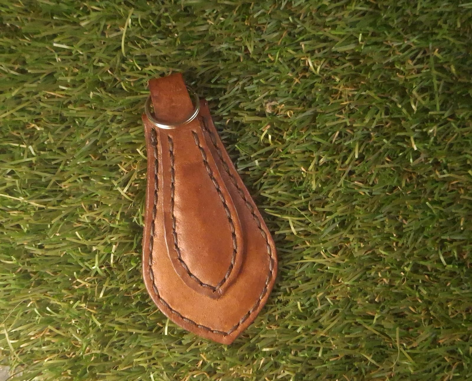 Saddle Tan Keyring