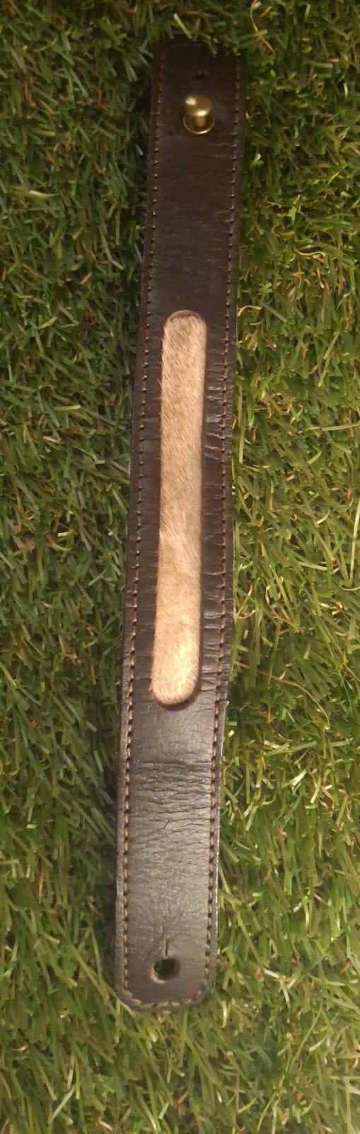 Hair-On-Hide Leather Wristband